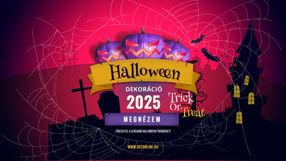 Halloween dekoráció 2025
