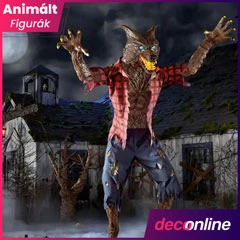 Kültéri halloweeni dekoráció