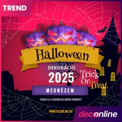 Halloween dekoráció profiktól
