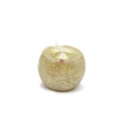 Gyertya golyó paraffin 6cm arany 12 db/szett