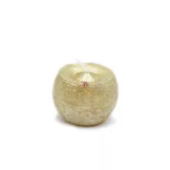 Gyertya golyó paraffin 6cm arany 12 db/szett