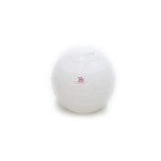 Adventi gyertya golyó paraffin 8cm fehér 4 db-os szett