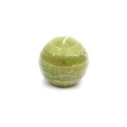 Adventi gyertya golyó paraffin 8cm oliva 4 db-os szett