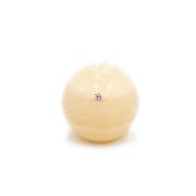 Adventi gyertya golyó paraffin 8cm krém 4 db-os szett