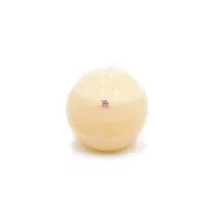 Adventi gyertya golyó paraffin 8cm krém 4 db-os szett