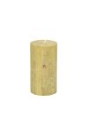 Gyertya henger paraffin 5x9cm arany 4 db/szett