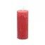 Adventi gyertya henger paraffin 5x12cm rubin 4 db-os szett