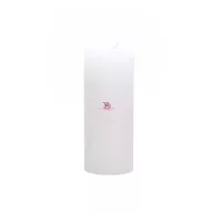 Adventi gyertya henger paraffin 5x12cm fehér 4 db-os szett