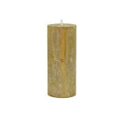 Adventi gyertya henger paraffin 5x12cm arany 4 db-os szett