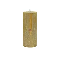 Adventi gyertya henger paraffin 5x12cm arany 4 db-os szett