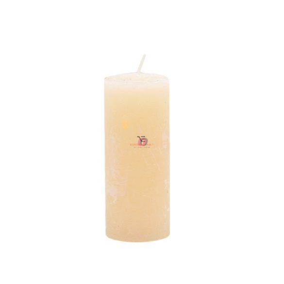 Adventi gyertya henger paraffin 5x12cm krém 4 db-os szett