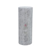 Adventi gyertya henger paraffin 7x18cm ezüst 4 db-os szett