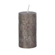   Prémium adventi gyertya henger 5 x 9 cm metál fénylő mokka 4db/szett