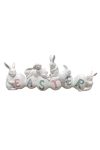 XL Cuki nyúlak Happy easter felirattal 41cm
