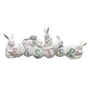 XL Cuki nyúlak Happy easter felirattal 41cm
