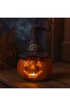 Halloweeni töklámpás színváltó LED világítással 13 cm