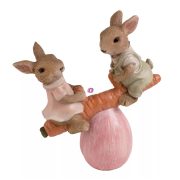 Cuki nyúl figurák répán 13,5 cm