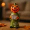 Halloween-i dekorációs figura - tökfej, 10 cm