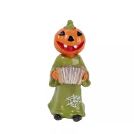 Halloween-i dekorációs figura - tökfej, 10 cm