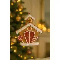 Mézeskalács ház öntapadós 5,8 cm