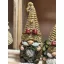 Dekor manó figura koszorúval, poly, 15 cm
