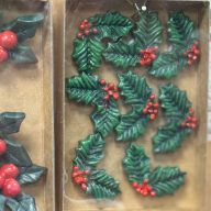 8 db-os Dekor fagyöngy Szettben, zöld-piros