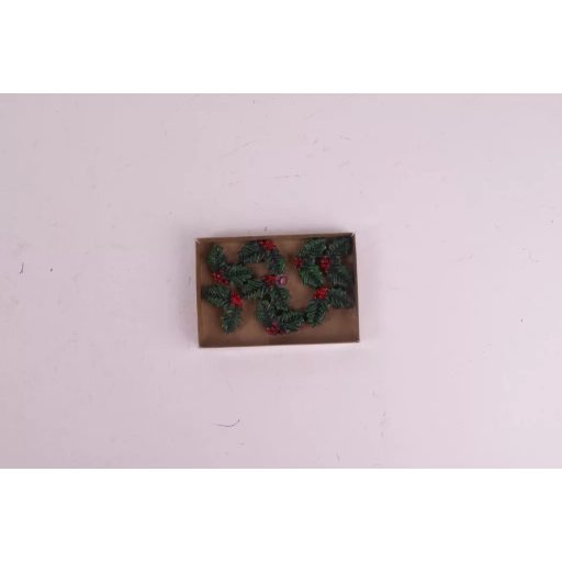 8 db-os Dekor fagyöngy Szettben, zöld-piros