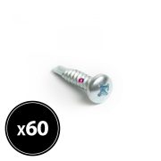   Önfúró laposfejű lemezcsavar - 4,2 x 19 mm - 60 db / csomag