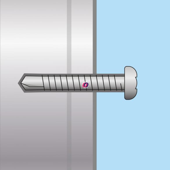 Önfúró laposfejű lemezcsavar - 4,2 x 19 mm - 60 db / csomag