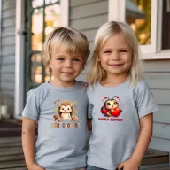   Óvodás csoport póló egyedi mintával, 100% pamut többféle szín, 92-164 méretig minimum 10 db