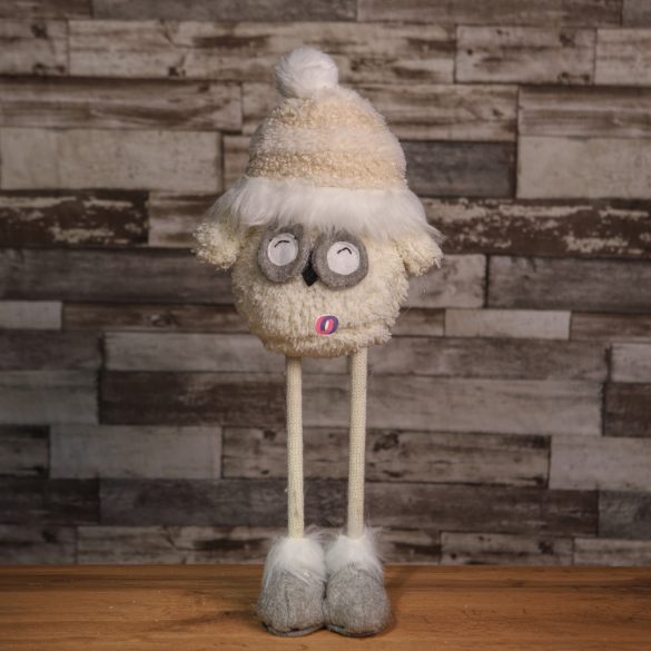 Karácsonyi Cuki bagoly figura 35 cm