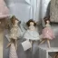 Angyal, akasztós textil 17 cm többféle, választható