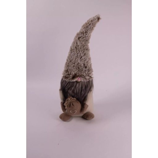 XL plüss manó zsákkal, barna 55 cm