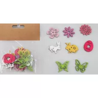 Fa Dekor vegyes 24 db-os színes, vegyes színekben