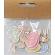 Fa Nyúl + Tojás Húsvét 8 db-os szett