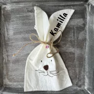   Egyedi, névre szóló Húsvéti szütyő 25*15 cm filc, 4 féle választható kivitel