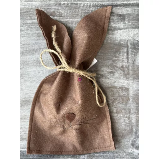 Egyedi, névre szóló Húsvéti szütyő 25*15 cm filc, 4 féle választható kivitel