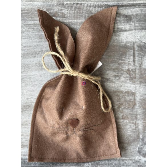 Egyedi, névre szóló Húsvéti szütyő 25*15 cm filc, 4 féle választható kivitel