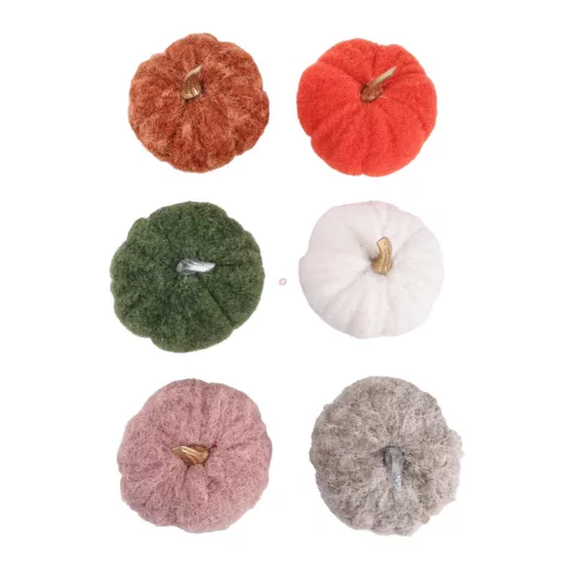 Textil tök dekoráció, gyapjú hatású, mix szinekben