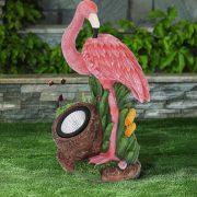   Napelemes flamingó figura lámpa 24 cm 2 féle választható kivitel