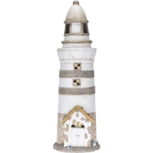 XXL Napelemes világítótorony barna 90 cm