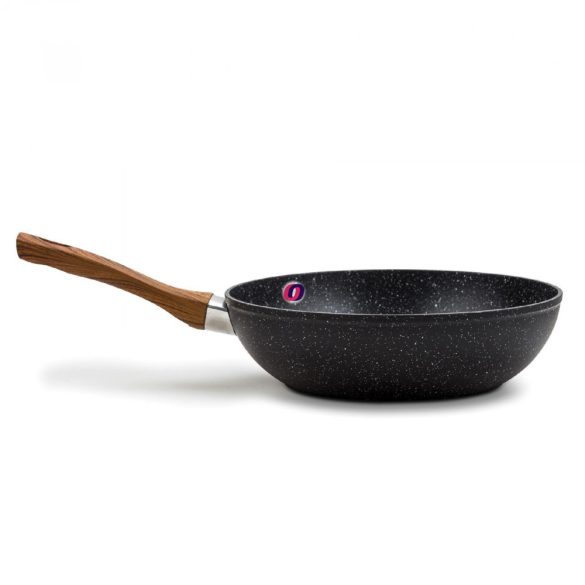 Nava Wok Serpenyő 28 cm tapadásmentes kőbevonattal