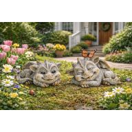   Luxury Sárkány figura fekvő, 20 cm Magnézia, választható kivitel