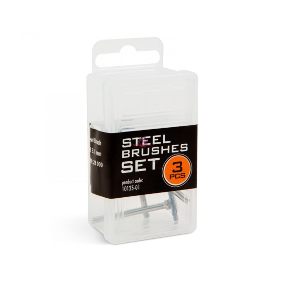 Tisztítókefeszett (fém) 3 db / bliszter