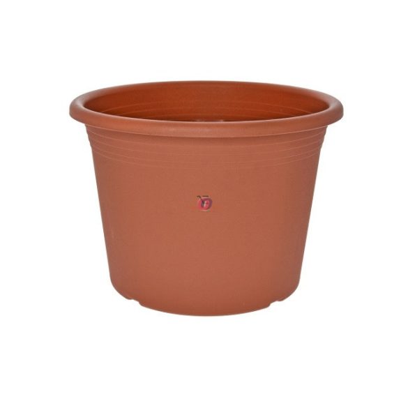 Virágcserép műanyag 15cm terra