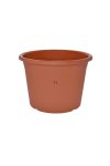 Virágcserép műanyag 25cm terra