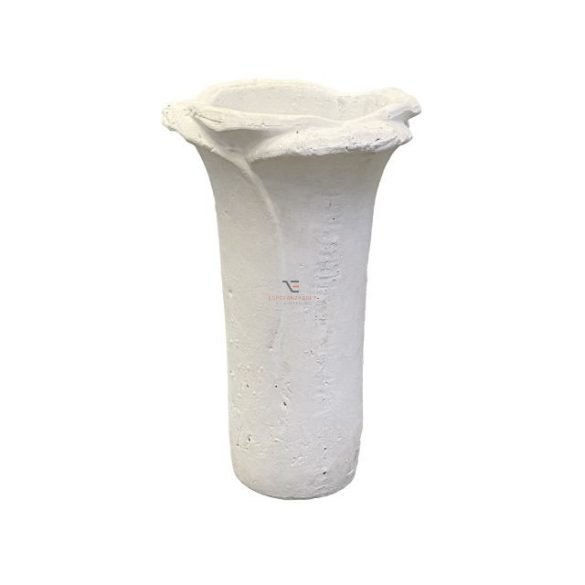 Váza antik kerámia 25x39cm fehér
