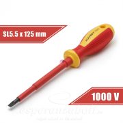 Csavarhúzó SL5.5 125mm Szigetelt