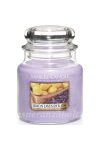 Yankee Candle® Gyertya közepes üvegben Lemon Lavender 17x10cm Friss