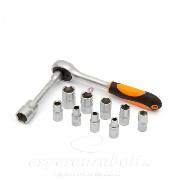Dugókulcs készlet - 12 db - 1/4" - 5 - 13 mm